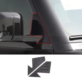 В момента сухо въглеродни влакна, триъгълен тампон върху стълб, подходящ за Land Rover Defender 2020-2023