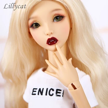 1/4 Lillycat Ellana BJD SD кукла Lune Модел тялото Играчки за момичета Висококачествени фигурки Магазин безплатни очите Подарък от смола на Коледа