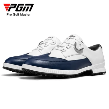 PGM Мъжки обувки за голф, ремък с дръжка, устойчива на плъзгане водоустойчива дишаща мъжки спортни обувки, маратонки XZ257