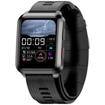 HTech Healthy Watch Точки + екг Монитор на сърдечната честота, умни часовници медицински клас P60 с Ppg Екг