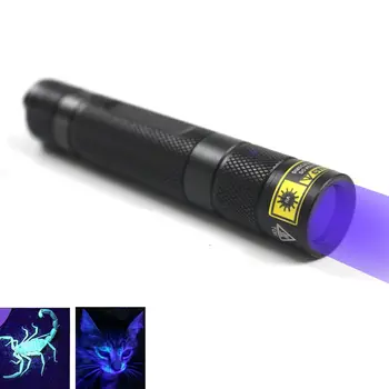 200 компл. 10 W UV фенерче 365 нм преносим акумулаторна фенерче Blacklight Scorpion за детектор на урината домашни любимци минерален