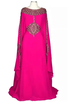 Дубайское рокля Фараша ислямското дълга рокля Изящни дълги модни caftans