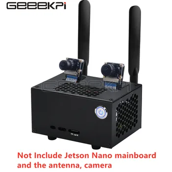 Метален корпус GeeekPi NVIDIA в jetson Nano с бутон за превключване на NVIDIA в jetson Nano Developer Kit B01